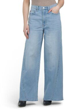 HUDSON JEANS Jamie High Rise Wide Leg Jeans With Forward Seams
